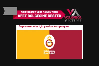 Galatasaray Spor Kulübü'nden Afet Bölgesine Destek