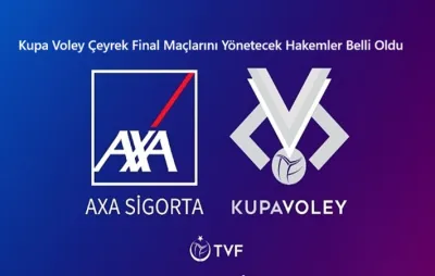 Kadınlar AXA Sigorta Kupa Voley Çeyrek Final Hakemleri Belli Oldu