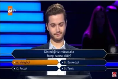 VİDEO HABER: Kim Milyoner Olmak İster'de Voleybol Sorusu
