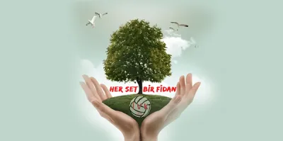 İstanbul Voleybol Kulübü sözünü tuttu, her set için 1 fidan bağışı yaptı