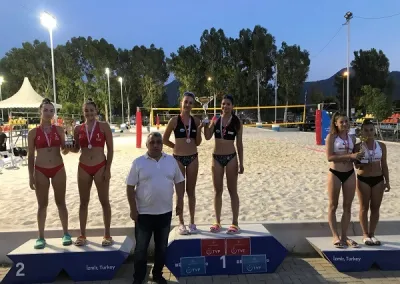 Plaj Voleybolu Kulüpler Türkiye Şampiyonası sona erdi