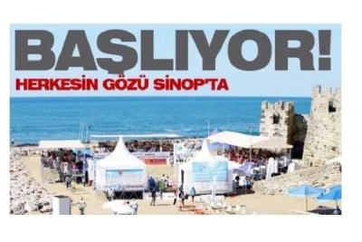 Sinop'ta Plaj Voleybolu Turnuvası