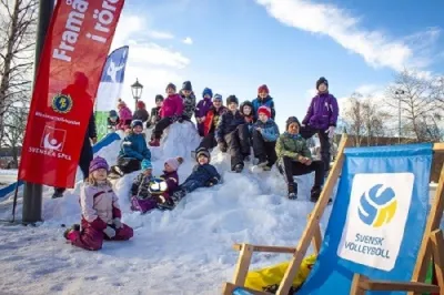 Winterpark Kar Voleybolu Festivali’ne Yoğun Katılım