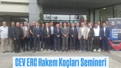 Sofya'daki CEV Hakem Koçu Semineri'nde 3 Türk Yer Aldı