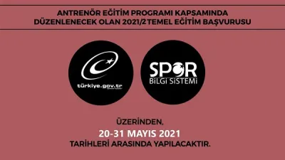 2021/2 Antrenör Temel Eğitim Başvurusu Duyurusu