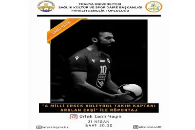 Arslan Ekşi Trakya Üniversitesi’ne konuk oluyor
