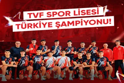 TVF Spor Lisesi üst üste 5. kez şampiyon
