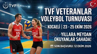 TVF Veteran Voleybolu Turnuvası'nın İlk Ayağı Kocaeli'nde