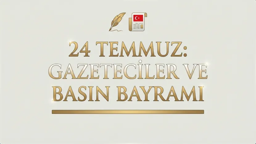 24 Temmuz Gazeteciler ve Basın Bayramı