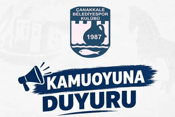 Çanakkale Belediyespor’dan Radikal Karar:
