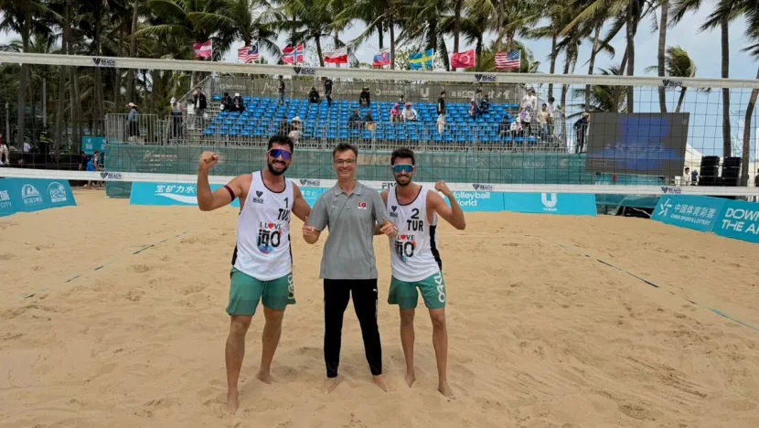 Yusuf Özdemir ve Batuhan Kuru, Beach Pro Tour Haikou Etabı'nda Finalde